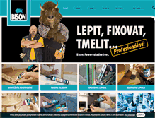 Tablet Screenshot of bison-lepidla.cz